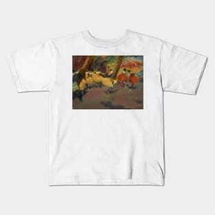 Before the Performance by Edgar Degas Kids T-Shirt